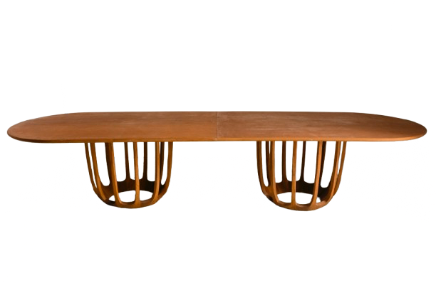 Mesa Oval base ninho - 4.0m L x 1.20m C - Galeria