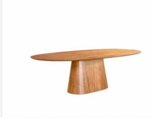 Mesa Oval Enseada -Natural (2.70m x 1.20 m x 0.76 m )  - Galeria